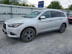 Salvage cars for sale from Copart Walton, KY: 2020 Infiniti QX60 Luxe