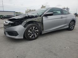 Salvage cars for sale at New Orleans, LA auction: 2017 Honda Civic LX