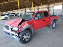 Salvage cars for sale from Copart Phoenix, AZ: 2004 Toyota Tacoma Double Cab Prerunner