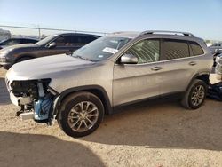 Salvage cars for sale at Houston, TX auction: 2021 Jeep Cherokee Latitude LUX