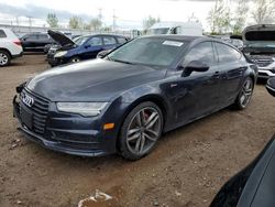 Salvage cars for sale at auction: 2018 Audi A7 Premium Plus