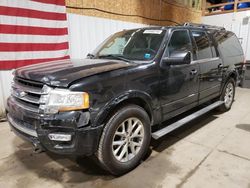 Vehiculos salvage en venta de Copart Anchorage, AK: 2015 Ford Expedition EL Limited