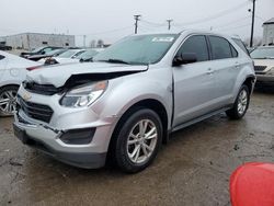 Salvage cars for sale at Chicago Heights, IL auction: 2017 Chevrolet Equinox LS