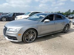 Salvage cars for sale at Houston, TX auction: 2014 Audi A7 Prestige