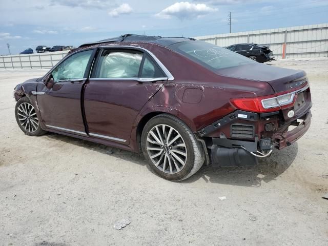 2017 Lincoln Continental Select