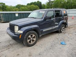 Salvage cars for sale at Augusta, GA auction: 2008 Jeep Liberty Sport