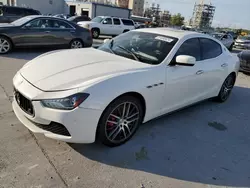 Salvage cars for sale at New Orleans, LA auction: 2016 Maserati Ghibli S