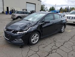 Salvage cars for sale from Copart Woodburn, OR: 2018 Chevrolet Cruze LT