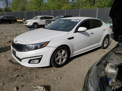 Salvage cars for sale from Copart Waldorf, MD: 2015 KIA Optima LX