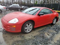 Mitsubishi Eclipse salvage cars for sale: 2000 Mitsubishi Eclipse GT