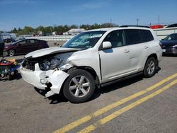 Toyota salvage cars for sale: 2009 Toyota Highlander