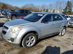 Salvage cars for sale from Copart North Billerica, MA: 2013 Chevrolet Equinox LS