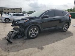 Salvage cars for sale at Wilmer, TX auction: 2018 Honda CR-V EXL