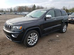 Salvage cars for sale at Chalfont, PA auction: 2017 Jeep Grand Cherokee Limited