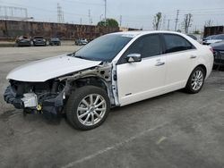 Salvage cars for sale from Copart Wilmington, CA: 2012 Lincoln MKZ Hybrid