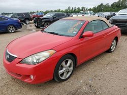 Salvage cars for sale from Copart Houston, TX: 2006 Toyota Camry Solara SE