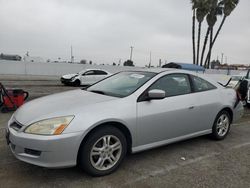 Honda salvage cars for sale: 2007 Honda Accord LX