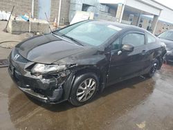 Salvage cars for sale at New Britain, CT auction: 2013 Honda Civic LX