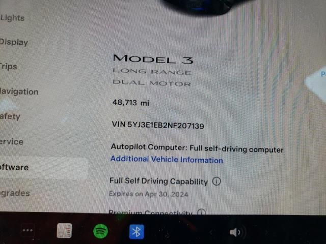 2022 Tesla Model 3