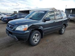 Salvage cars for sale at Brighton, CO auction: 2004 Honda Pilot EXL