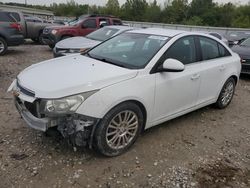 Salvage cars for sale at Memphis, TN auction: 2011 Chevrolet Cruze ECO