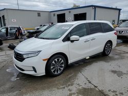 Salvage cars for sale at New Orleans, LA auction: 2022 Honda Odyssey EXL