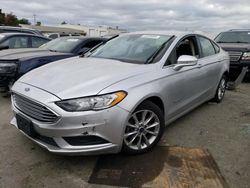 Salvage cars for sale from Copart Martinez, CA: 2017 Ford Fusion SE Hybrid