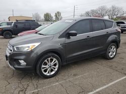 Salvage cars for sale at Moraine, OH auction: 2017 Ford Escape SE