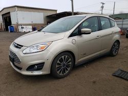 Salvage cars for sale at New Britain, CT auction: 2017 Ford C-MAX Titanium