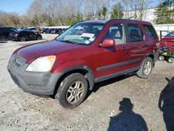 Salvage cars for sale at North Billerica, MA auction: 2002 Honda CR-V EX