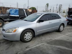Salvage cars for sale from Copart Wilmington, CA: 2004 Honda Accord LX