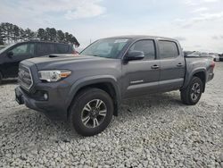 Salvage trucks for sale at Loganville, GA auction: 2016 Toyota Tacoma Double Cab
