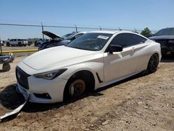 Salvage cars for sale at Houston, TX auction: 2017 Infiniti Q60 Premium