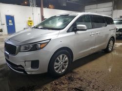 Salvage cars for sale from Copart Blaine, MN: 2015 KIA Sedona LX