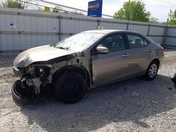Salvage cars for sale from Copart Walton, KY: 2015 Toyota Corolla ECO