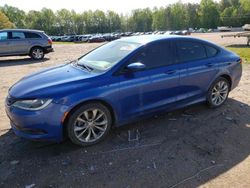 Salvage cars for sale from Copart Charles City, VA: 2016 Chrysler 200 S