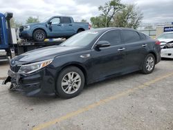 Salvage cars for sale at Wichita, KS auction: 2018 KIA Optima LX