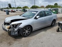 Salvage cars for sale at Miami, FL auction: 2008 Honda Accord EX