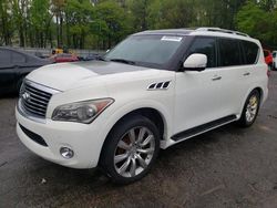 Salvage cars for sale at Austell, GA auction: 2013 Infiniti QX56
