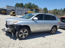 Salvage cars for sale at Mendon, MA auction: 2011 Toyota Highlander Limited