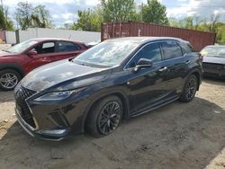 Salvage cars for sale from Copart Baltimore, MD: 2021 Lexus RX 450H F-Sport