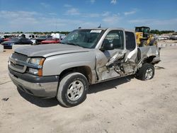 Salvage trucks for sale at Oklahoma City, OK auction: 2004 Chevrolet Silverado K1500