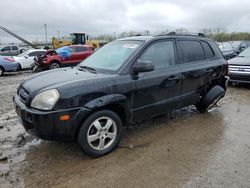 Salvage cars for sale from Copart Louisville, KY: 2008 Hyundai Tucson GLS