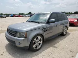 Salvage cars for sale at San Antonio, TX auction: 2013 Land Rover Range Rover Sport HSE Luxury