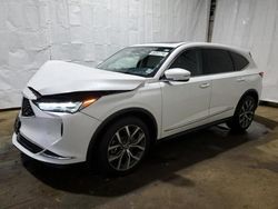 Salvage cars for sale at Windsor, NJ auction: 2022 Acura MDX Technology