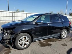 Salvage cars for sale from Copart Littleton, CO: 2018 Chevrolet Equinox Premier