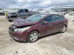 Salvage cars for sale from Copart Earlington, KY: 2017 KIA Forte LX