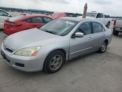 2007 Honda Accord LX en venta en Grand Prairie, TX