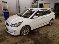 Salvage cars for sale at Wheeling, IL auction: 2012 Hyundai Accent GLS