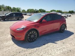 Salvage cars for sale at New Braunfels, TX auction: 2023 Tesla Model Y